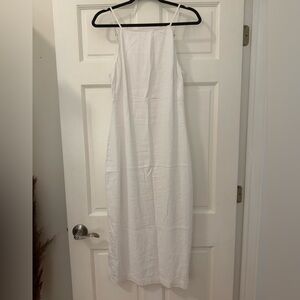 Madewell White Linen Dress